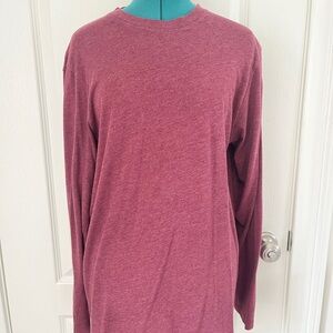 Bcg Men's Maroon Long Sleeve Shirt